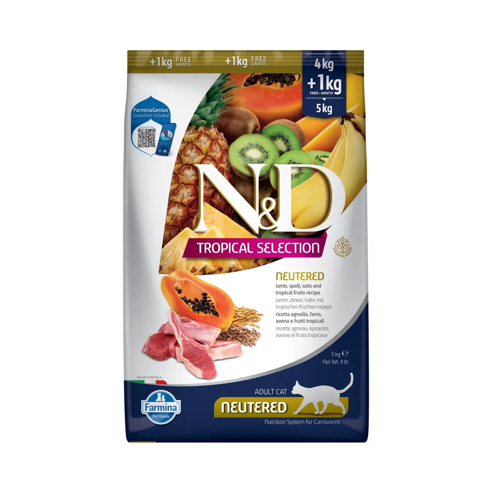 Farmina N&D Tropical Neutered Cat - Lam