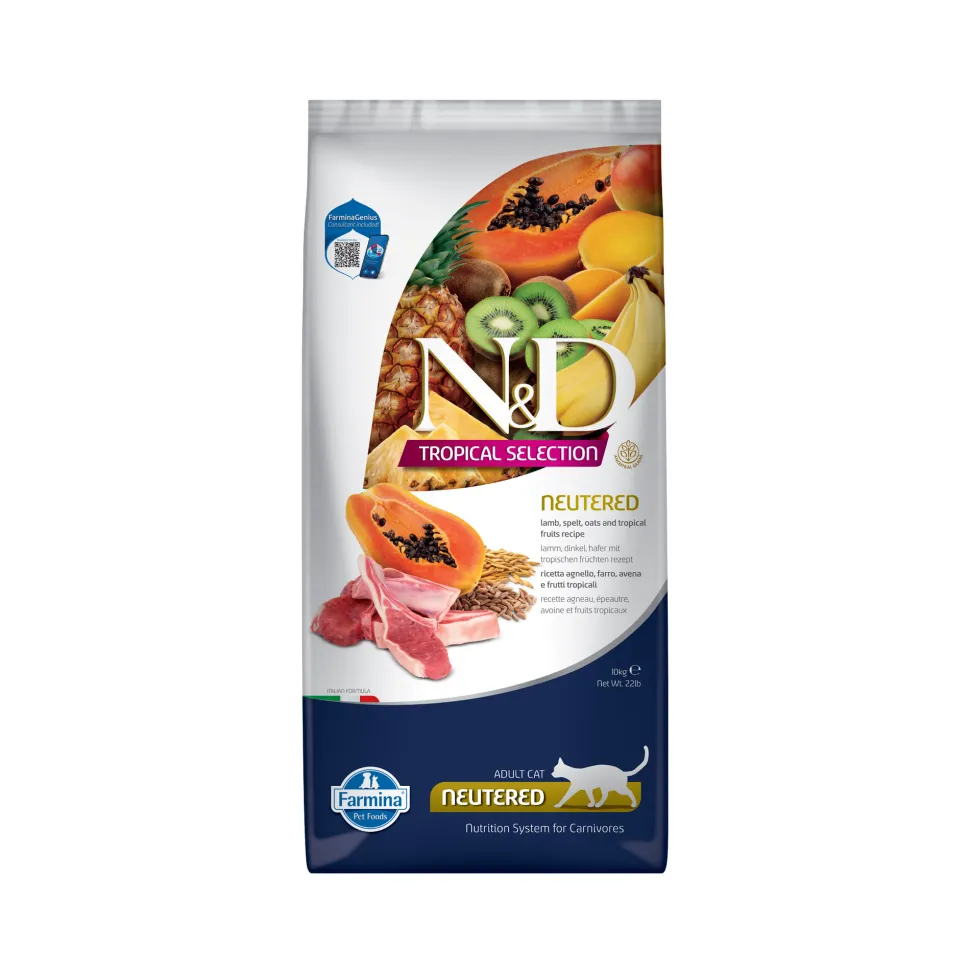 Farmina N&D Tropical Neutered Cat - Lam