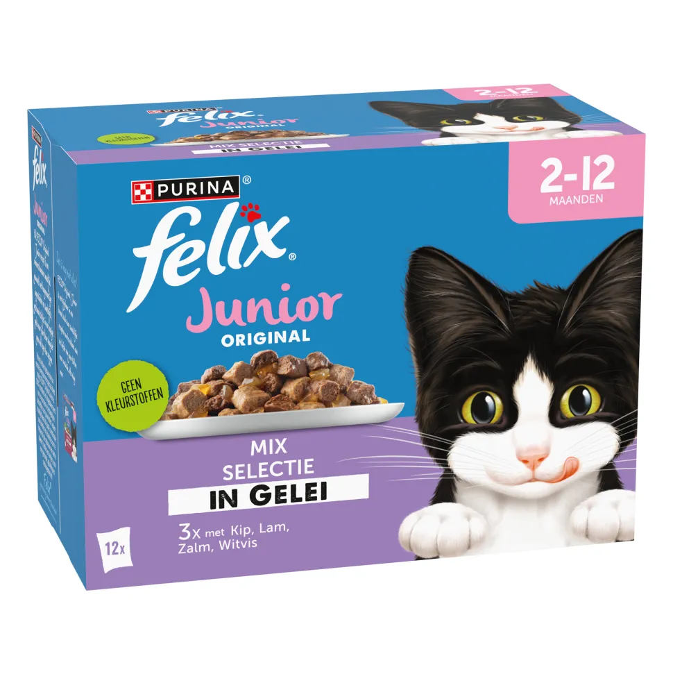 Felix Original Junior natvoer - 4 smaken