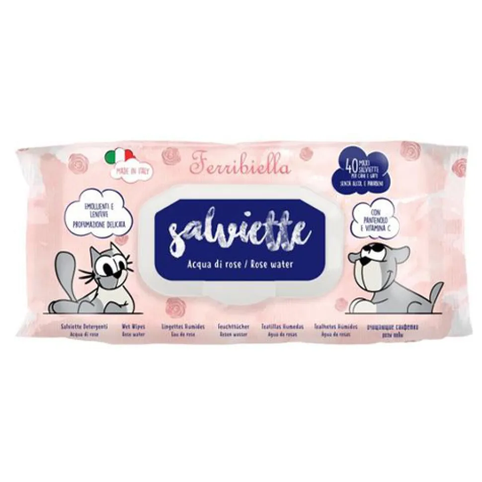 Ferribiella Wet Wipes Rose Water
