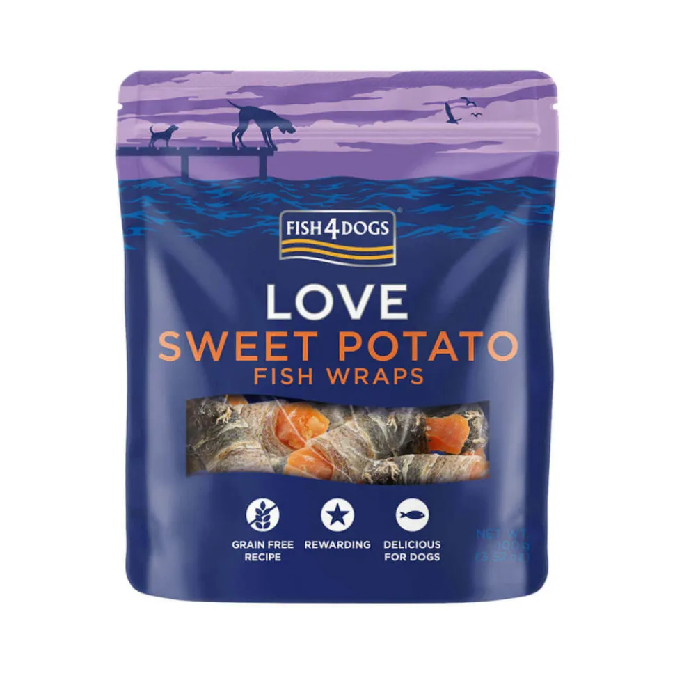 Fish4Dogs Sweet Potato Fish Wraps