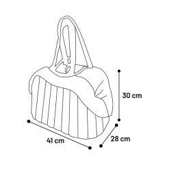 Flamingo Draagtas Tuke Bruin