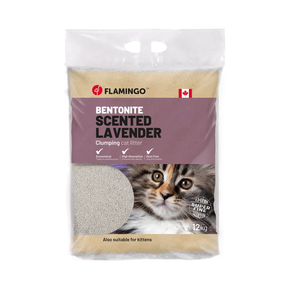 Flamingo Kattenbakvulling Lavendel