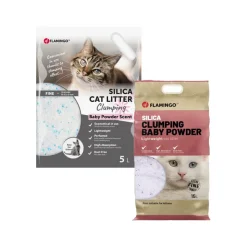 Flamingo Kattenbakvulling Silica
