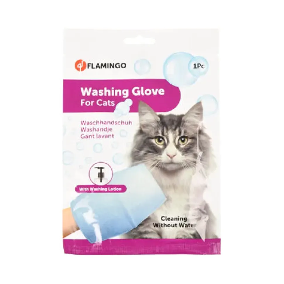 Flamingo Katten Washandje