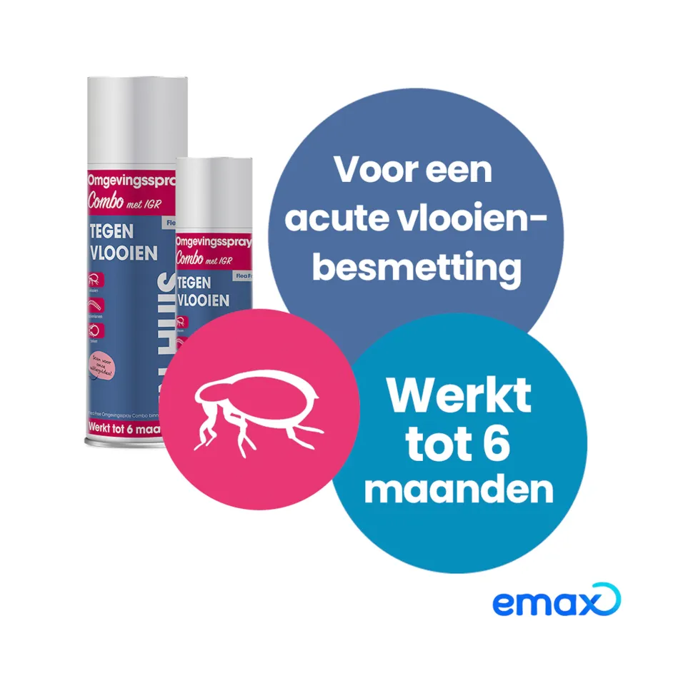Flea Free Omgevingsspray Combo met IGR