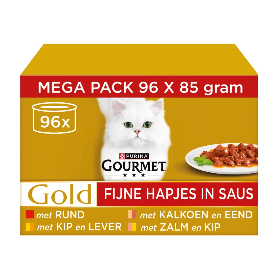 Gourmet Gold Fijne Hapjes in Saus - Mix