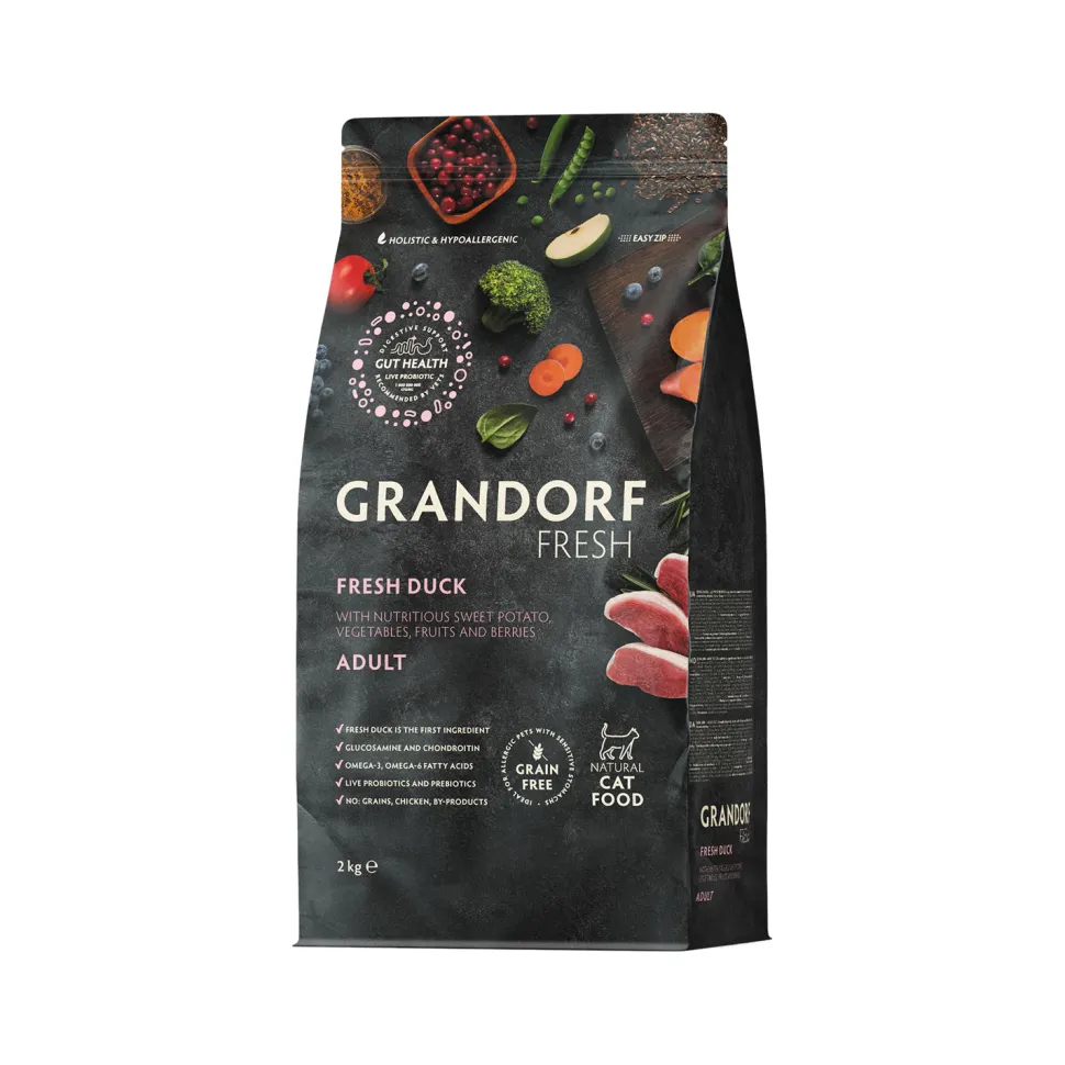 Grandorf Fresh Adult - Eend - Kattenvoer