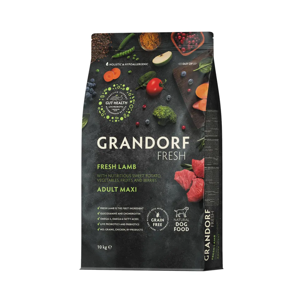 Grandorf Fresh Maxi Breeds Adult - Lam - Hondenvoer