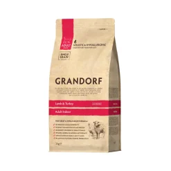 Grandorf Indoor Adult - Lam & Kalkoen - Kattenvoer