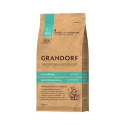 Grandorf Medium & Maxi Breeds Adult - 4 Meat - Hondenvoer