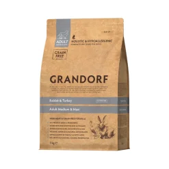 Grandorf Medium & Maxi Breeds Adult - Konijn & Kalkoen - Hondenvoer