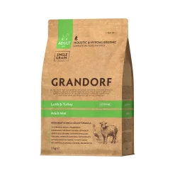 Grandorf Mini Breeds Adult - Lam & Kalkoen - Hondenvoer