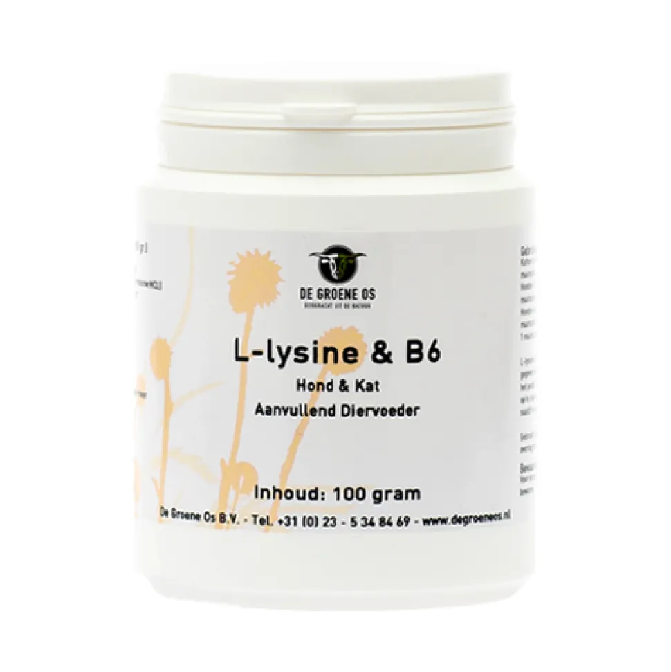 Groene Os L-Lysine B6 - Hond/Kat