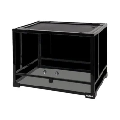 HabiStat Glazen Terrarium Zwart