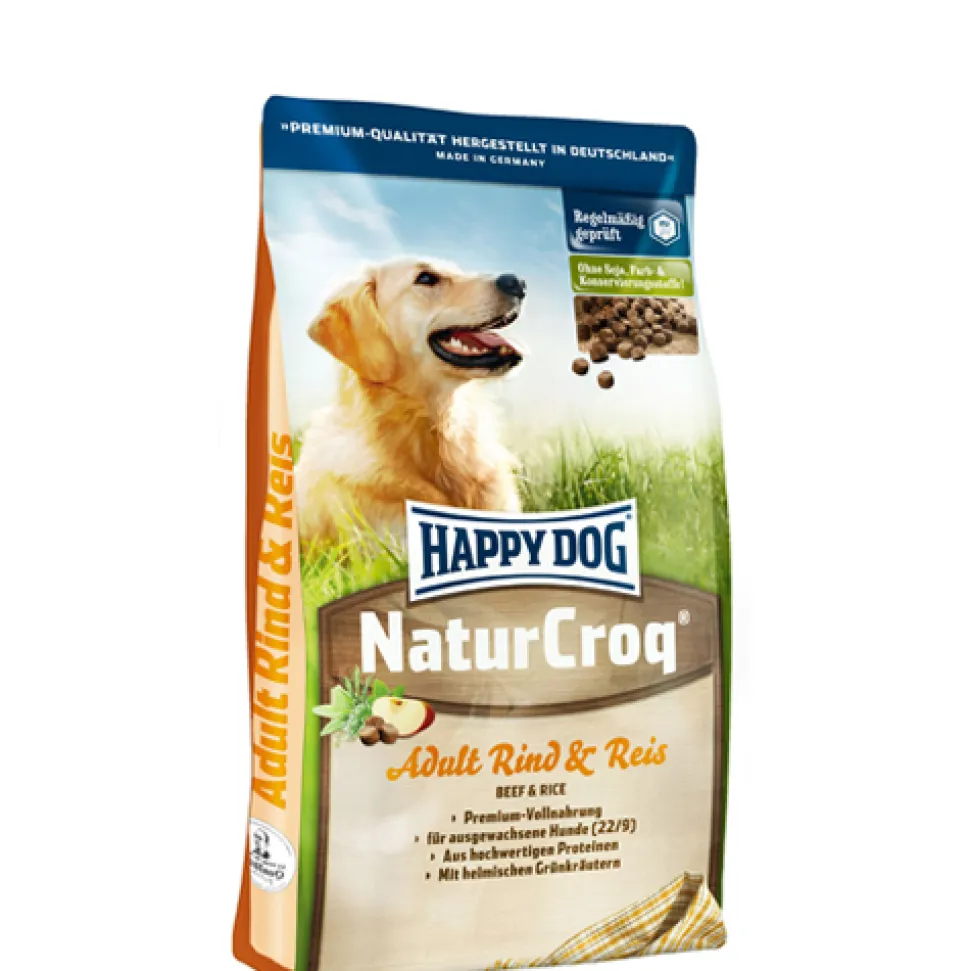 Happy Dog NaturCroq Rind & Reis (Rund en Rijst)