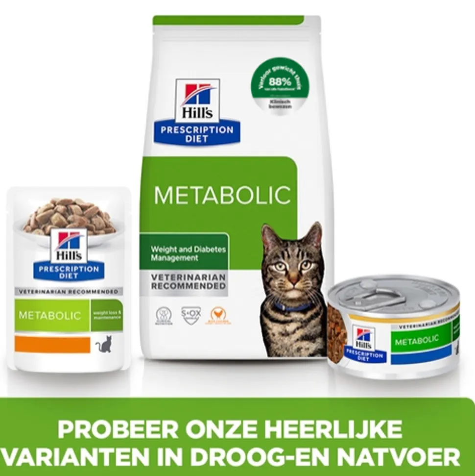 Hill's Metabolic Weight & Diabetes Management - Prescription Diet - Feline - Kip