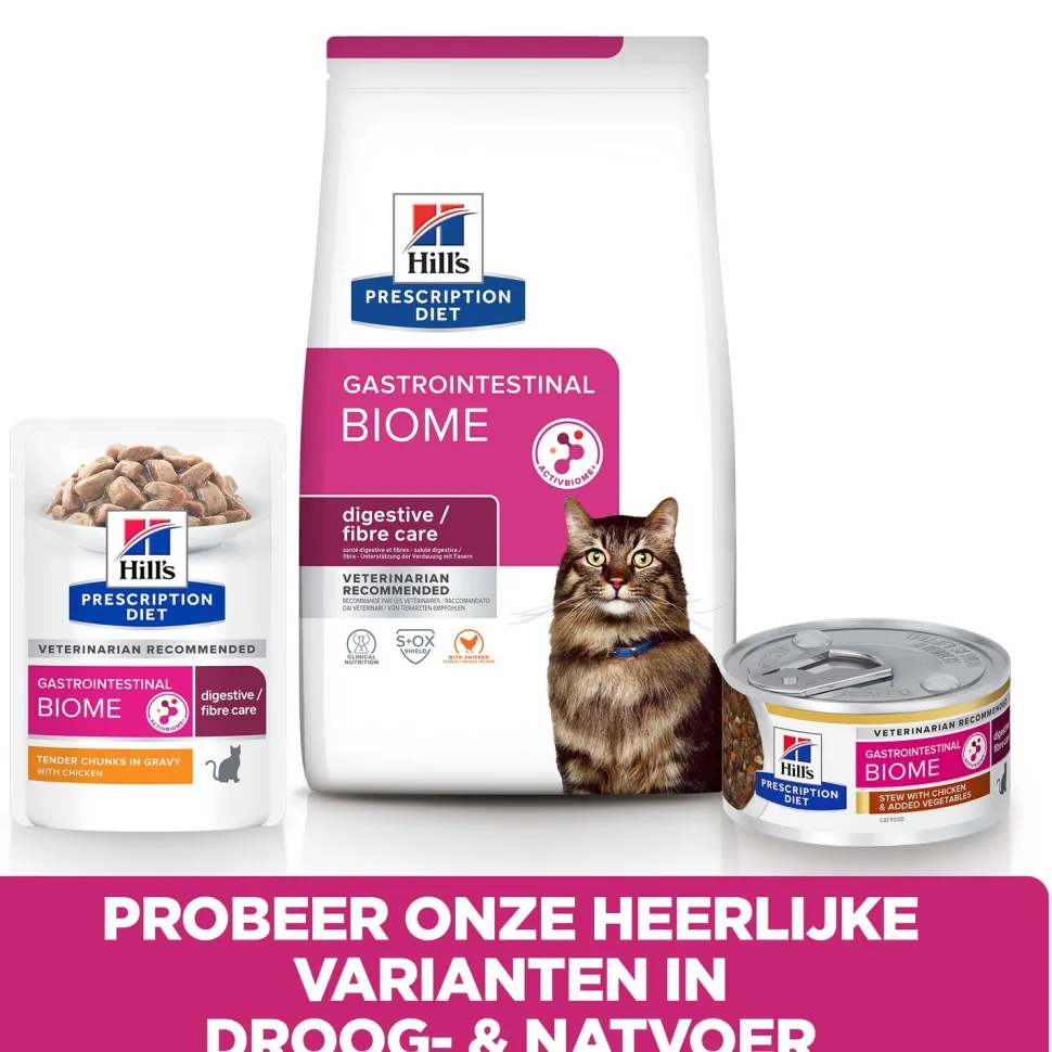 Hill's Prescription Diet - Gastrointestinal Biome - Stoofpotje Kattenvoer