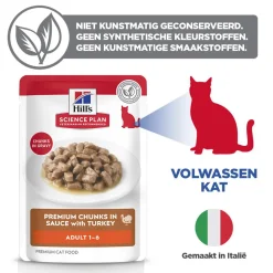Hill's Science Plan Adult - Kalkoen - Maaltijdzakje