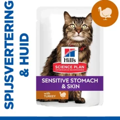 Hill's Science Plan Adult Sensitive Stomach & Skin - Kalkoen - Maaltijdzakje