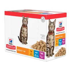 Hill's Science Plan Feline Adult Favourite Selection