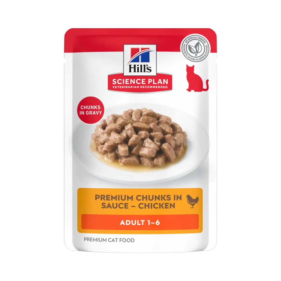 Hill's Science Plan - Feline Adult - Chicken/Poultry - Maaltijdzakje