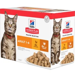 Hill's Science Plan - Feline Adult - Chicken/Poultry - Maaltijdzakje