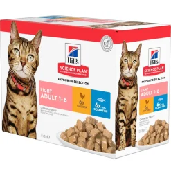 Hill's Science Plan - Feline Adult - Chicken Light - Maaltijdzakje