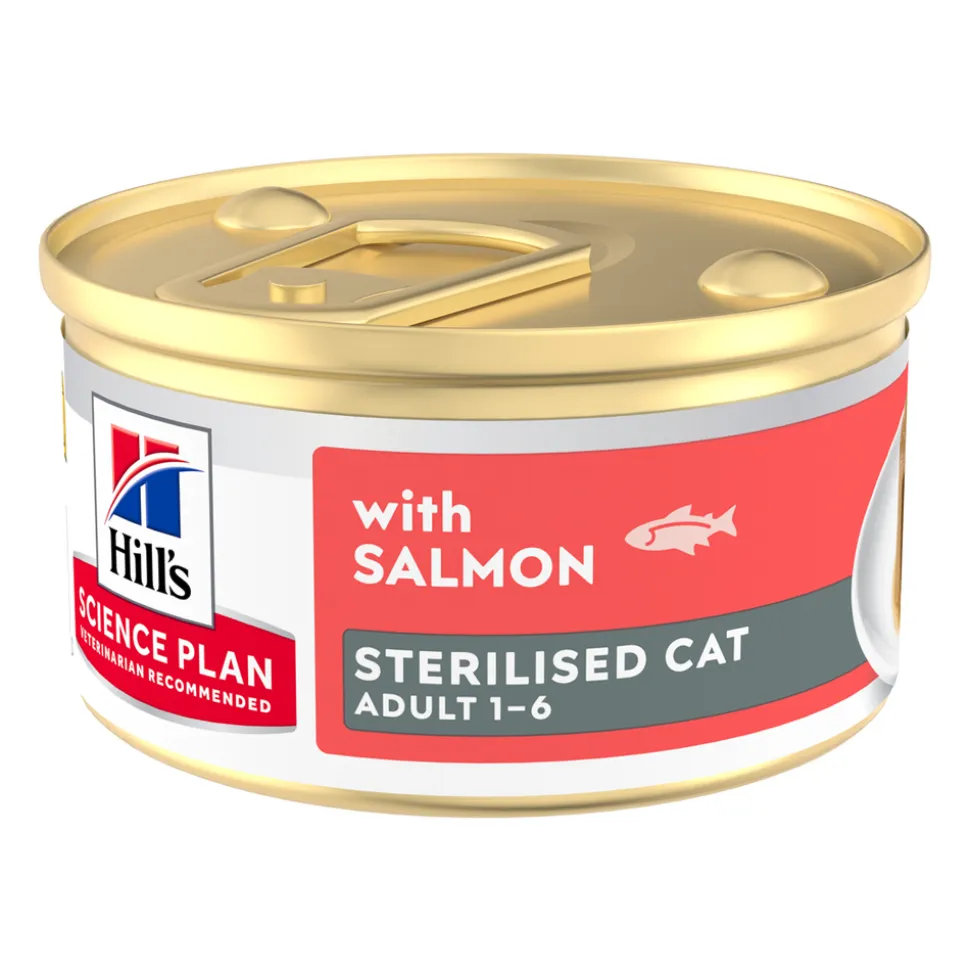 Hill's Science Plan Feline Sterilised Adult Premium Mousse - Zalm