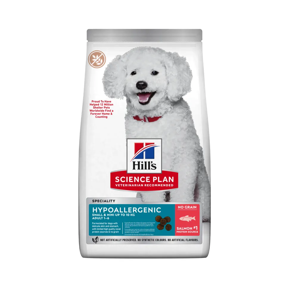 Hill's Science Plan Hypoallergenic Adult Small & Mini Hondenvoer - Zalm