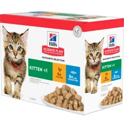 Hill's Science Plan - Kitten - Maaltijdzakje - Favourite Selection
