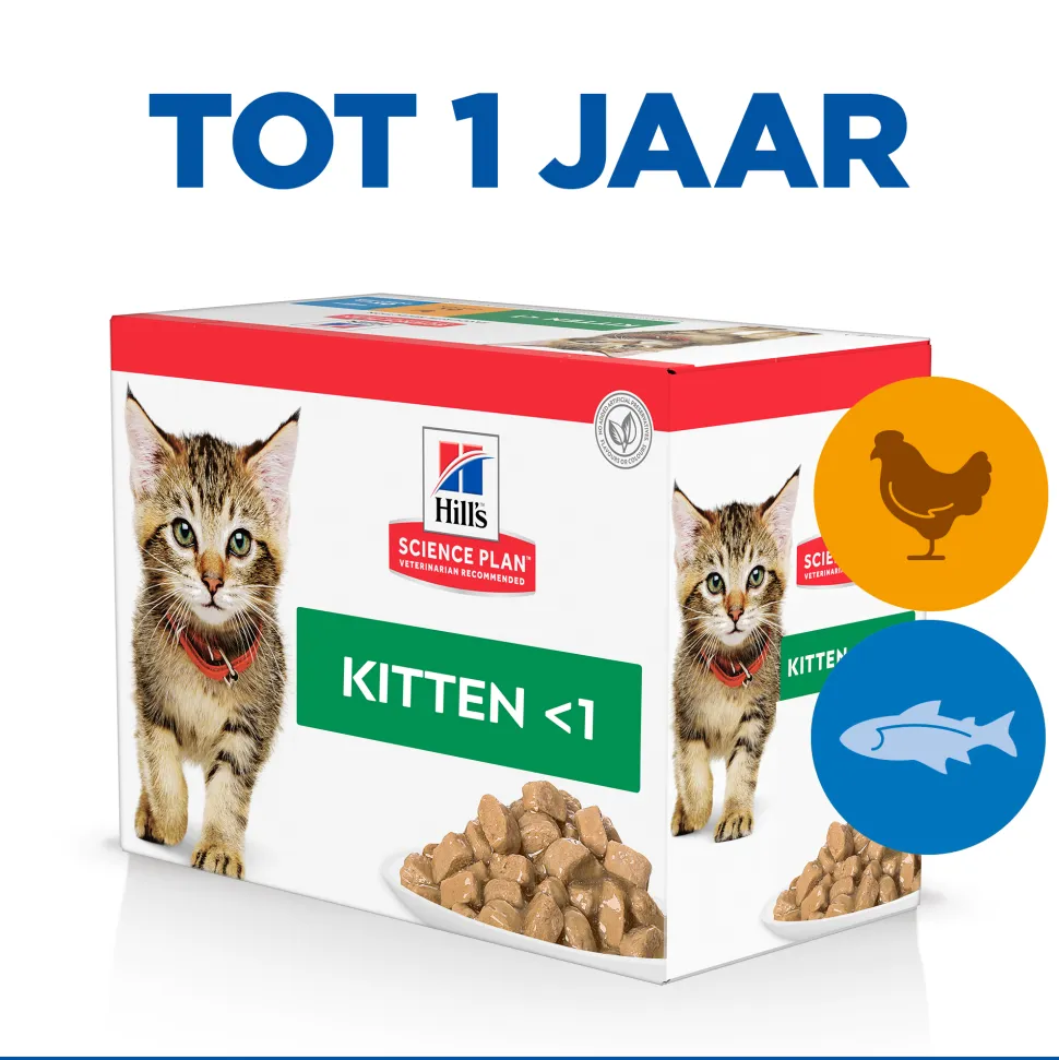Hill's Science Plan - Kitten - Maaltijdzakje - Favourite Selection