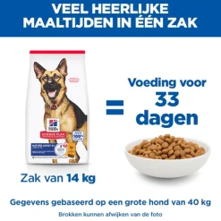 Hill's Science Plan - Large Breed - Mature Adult 6+ - Kip
