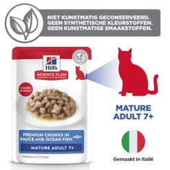 Hill's Science Plan Mature Adult -  Zeevis - Maaltijdzakje