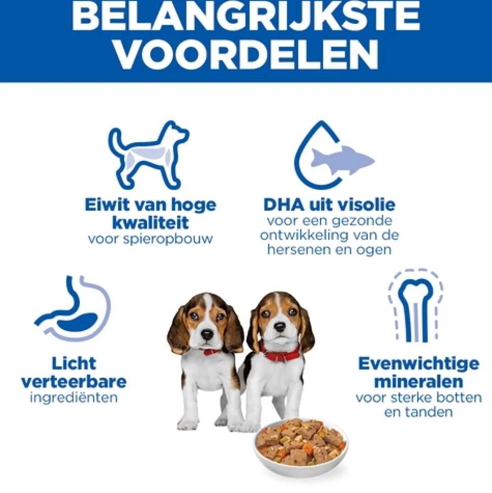 Hill's Science Plan - Puppy - Stoofpotje - Kip