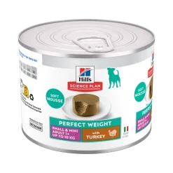 Hill's Science Plan Small & Mini - Perfect Weight Adult - Kalkoen - Blik
