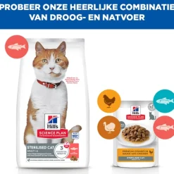 Hill's Science Plan Sterilised Cat - Adult - Zalm