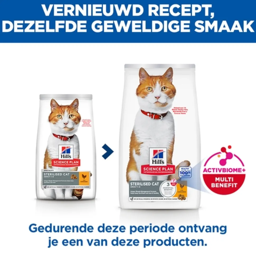 Hill's Science Plan Sterilised Cat - Adult - Kip