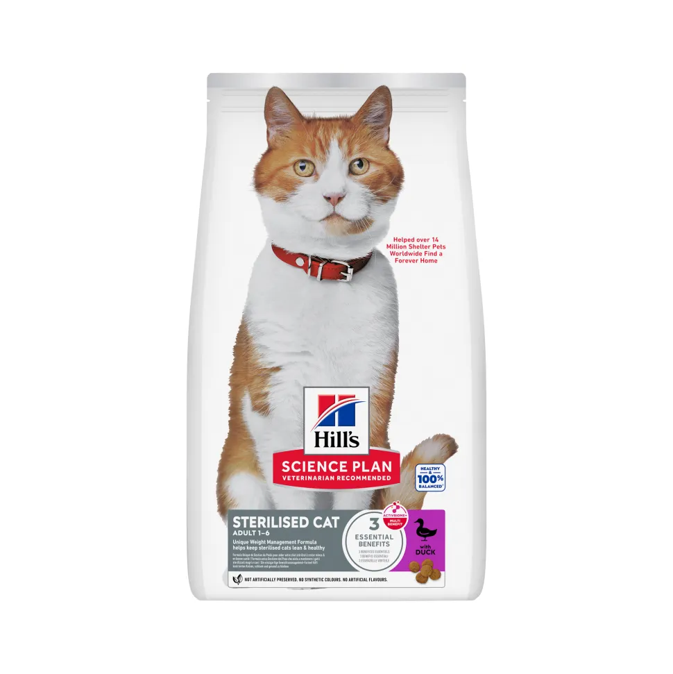 Hill's Science Plan Sterilised Cat - Adult - Eend