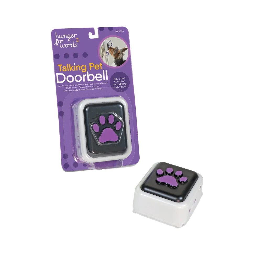 Hunger for Words Talking Pet Doorbell