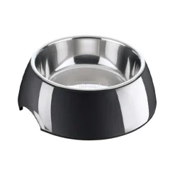 Hunter Melamine Voer- en Drinkbak - Zwart