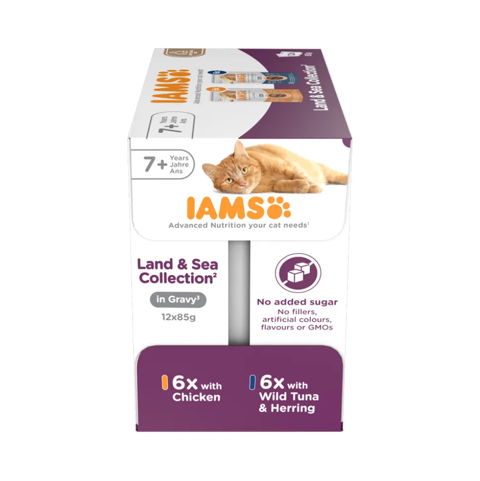IAMS Delights Senior Cat Natvoer