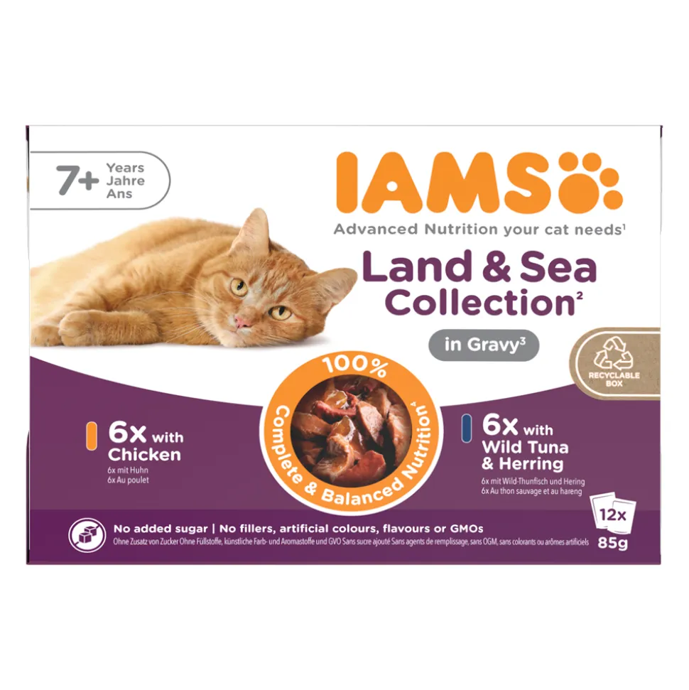 IAMS Delights Senior Cat Natvoer