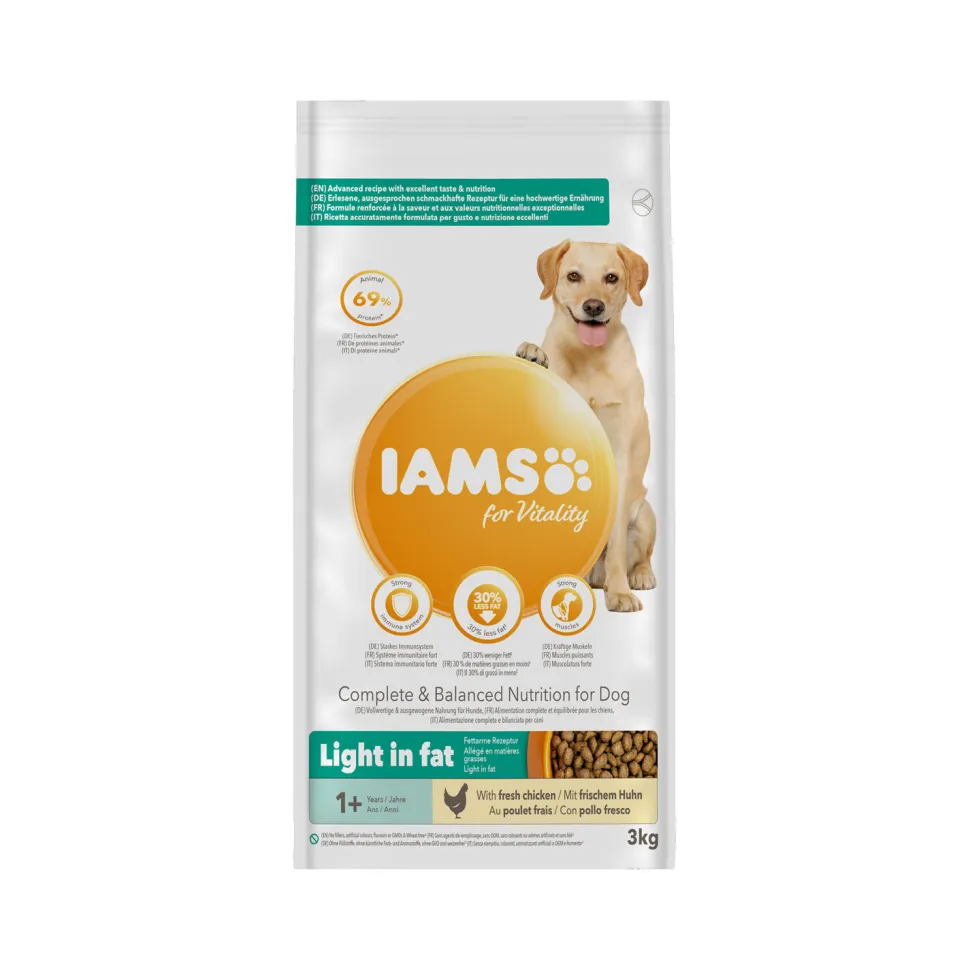 IAMS for Vitality Dog Light in Fat