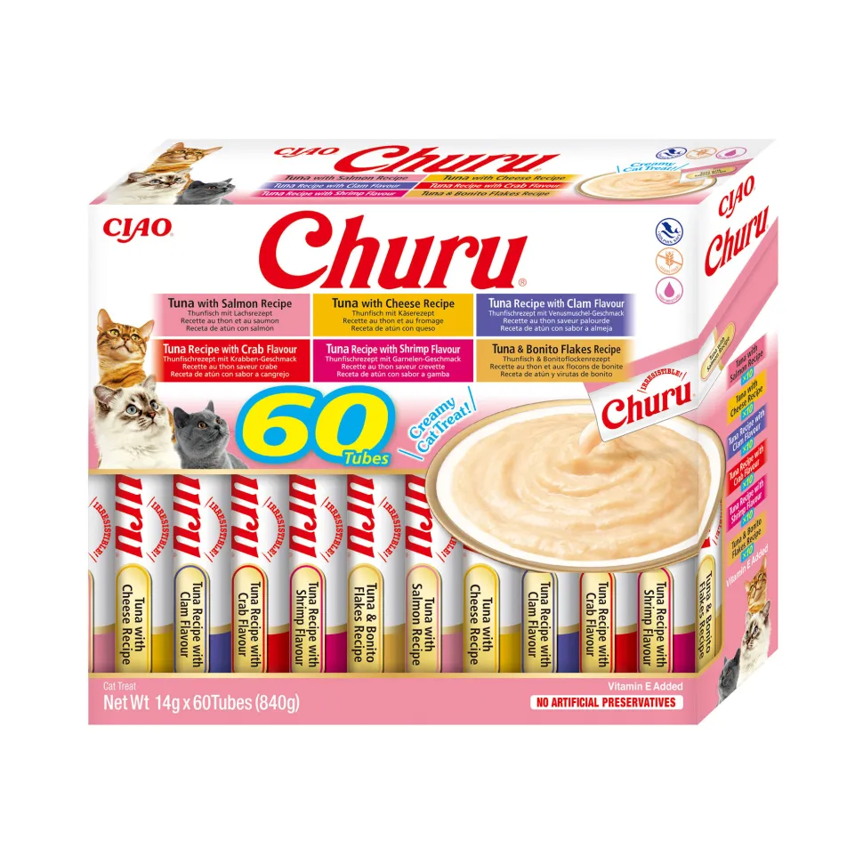 Inaba Churu Variety Box - 60 stuks