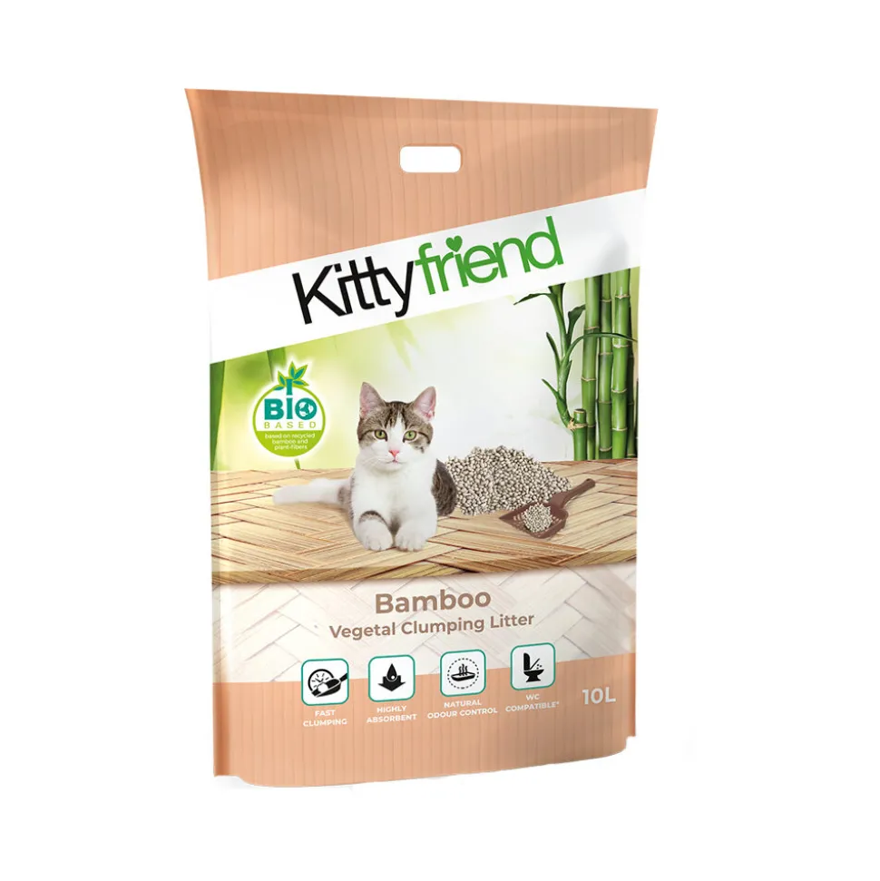 Kitty Friend Bamboo Clumping Kattenbakvulling