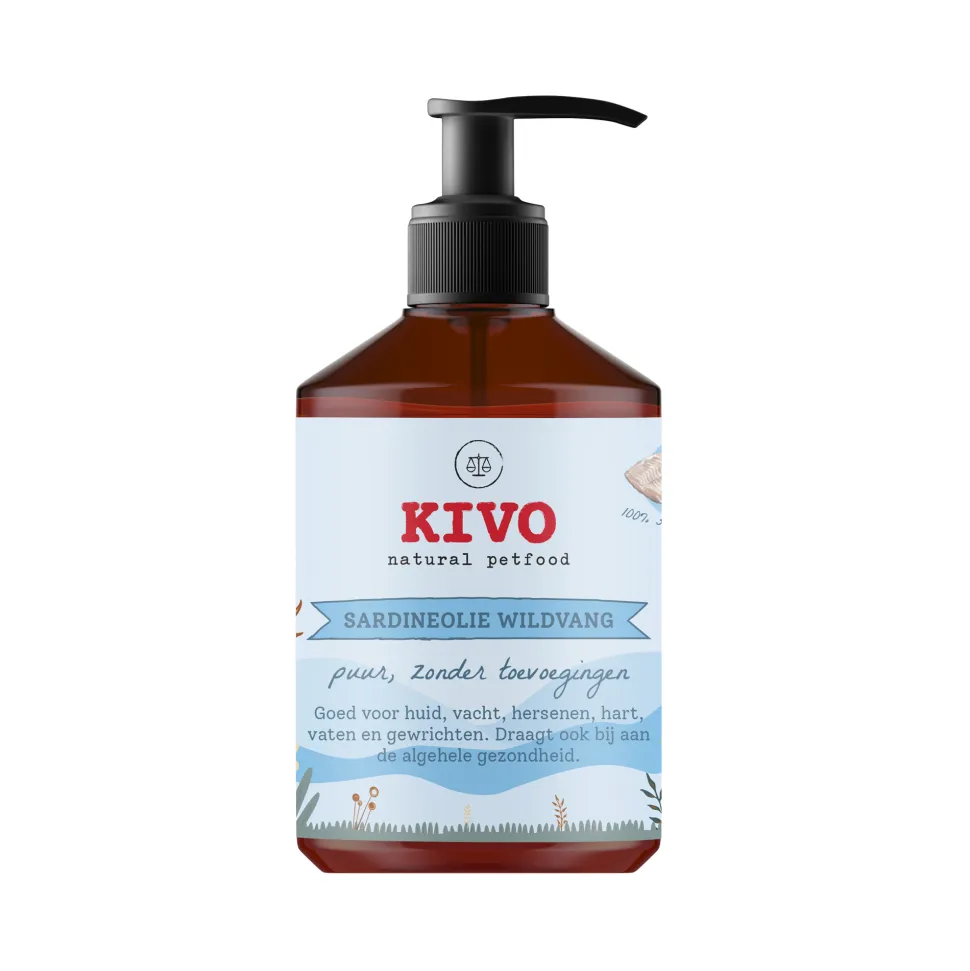 Kivo Petfood Sardineolie Wildvang