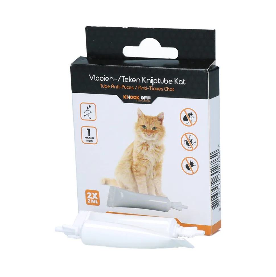 Knock Off Vlooien- en tekenpipet Kat