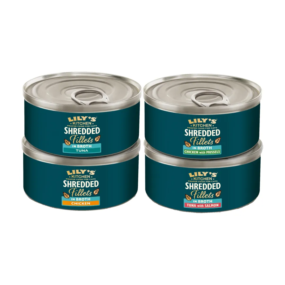 Lily’s Kitchen Cat Shredded Fillets Kattenvoer - Blik