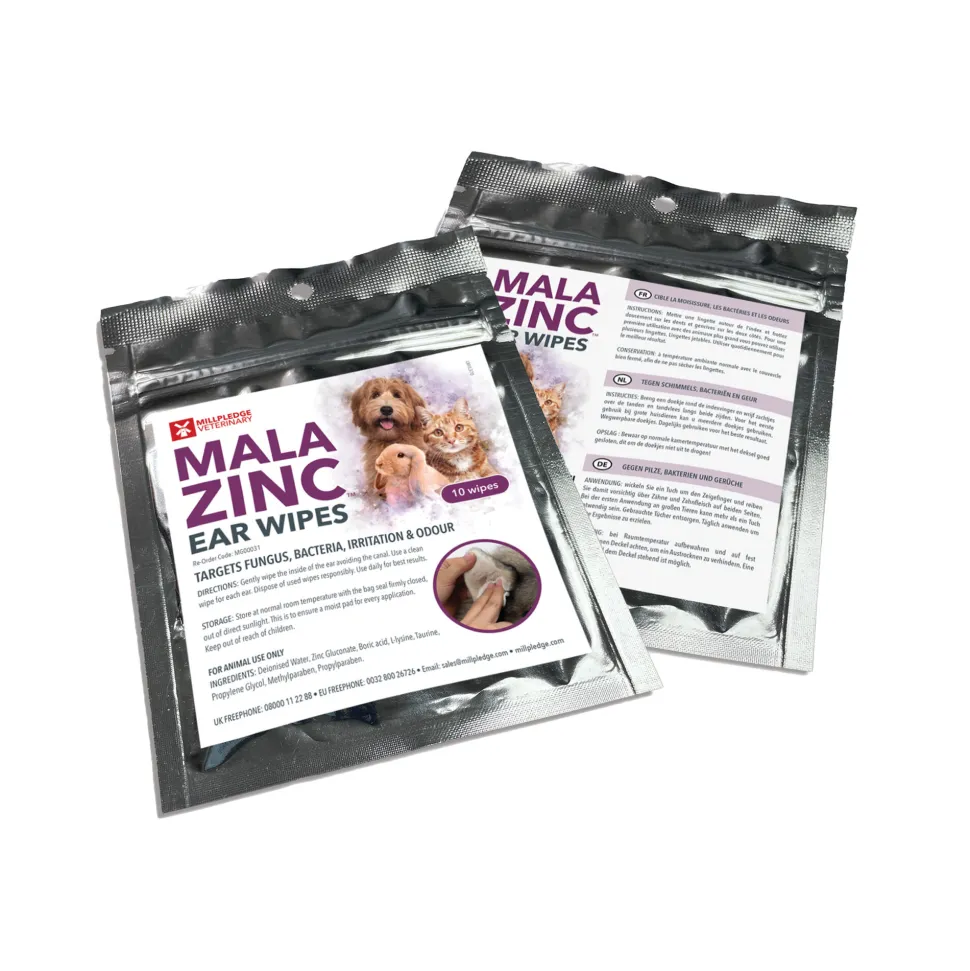 Malazinc Ear Wipes